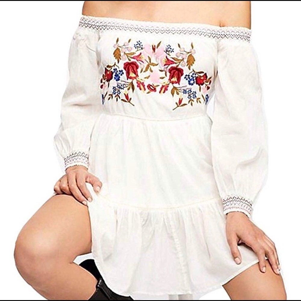 Free People Sunbeams Minidress  (NWOT 352)